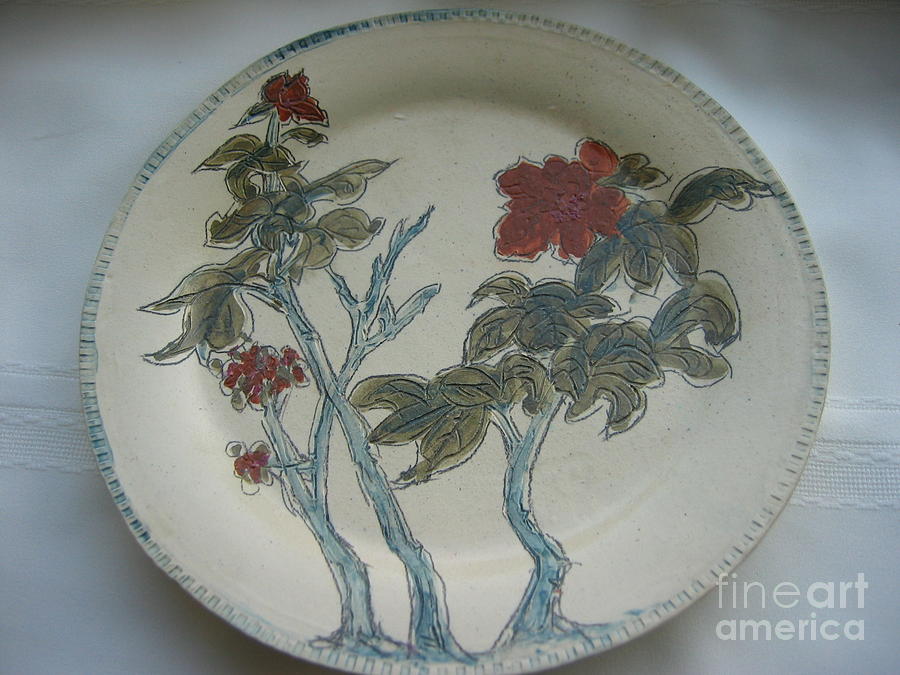 Flower Ceramic Art - Spring Blossom by Julia Van Dine