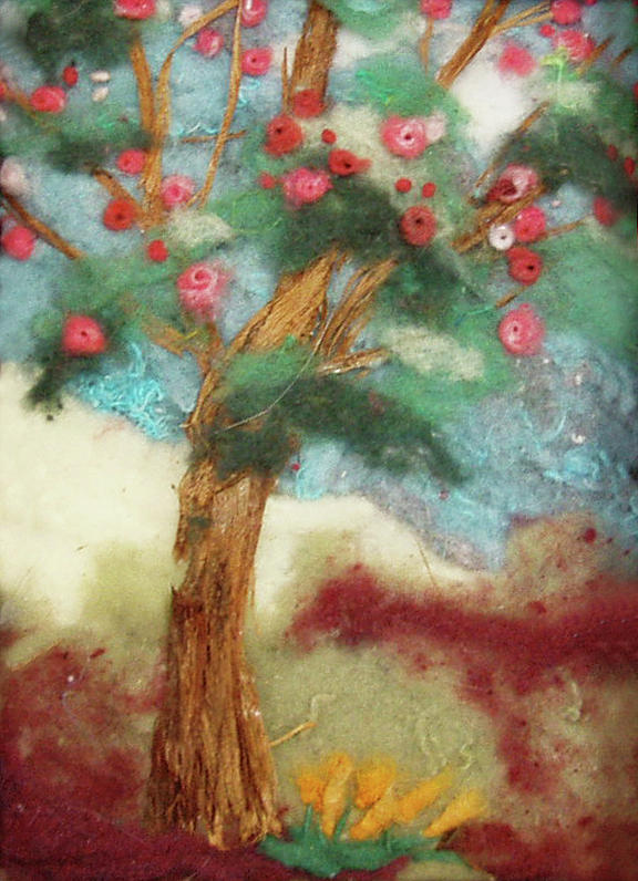 Nature Mixed Media - Spring Blossoms by Karla Kriss