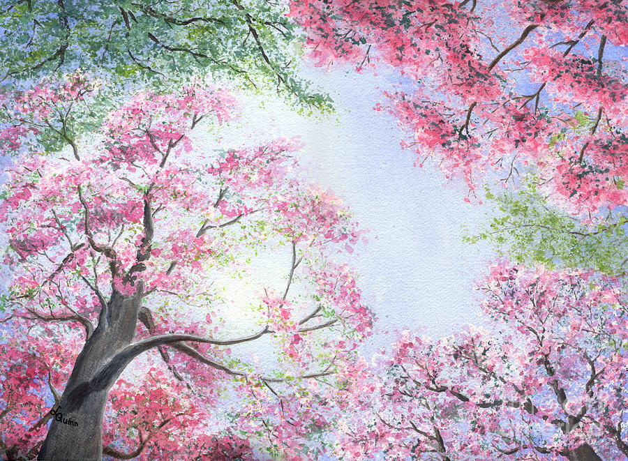 Spring Blossoms Painting by Lynn Quinn
