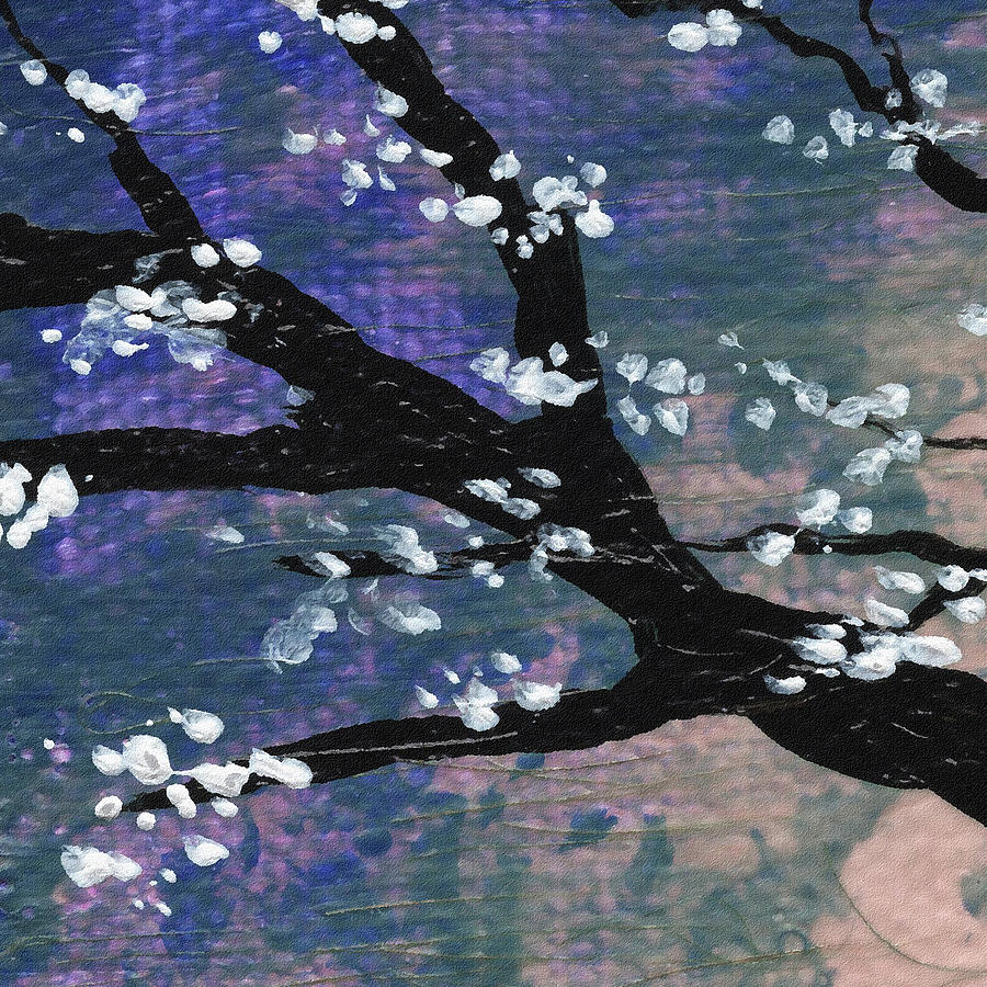 Spring Blossoms On The Tree Painting
