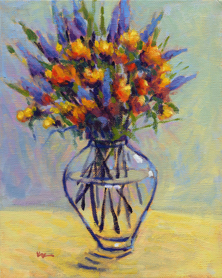 Spring Bouquet 2 Painting by Konnie Kim