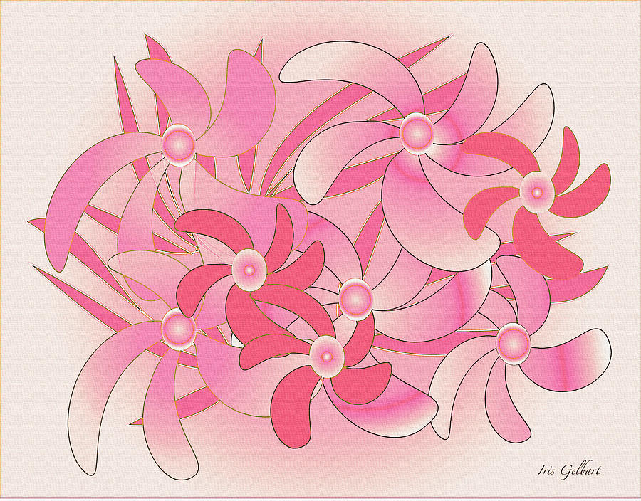 Spring Bouquet Digital Art by Iris Gelbart