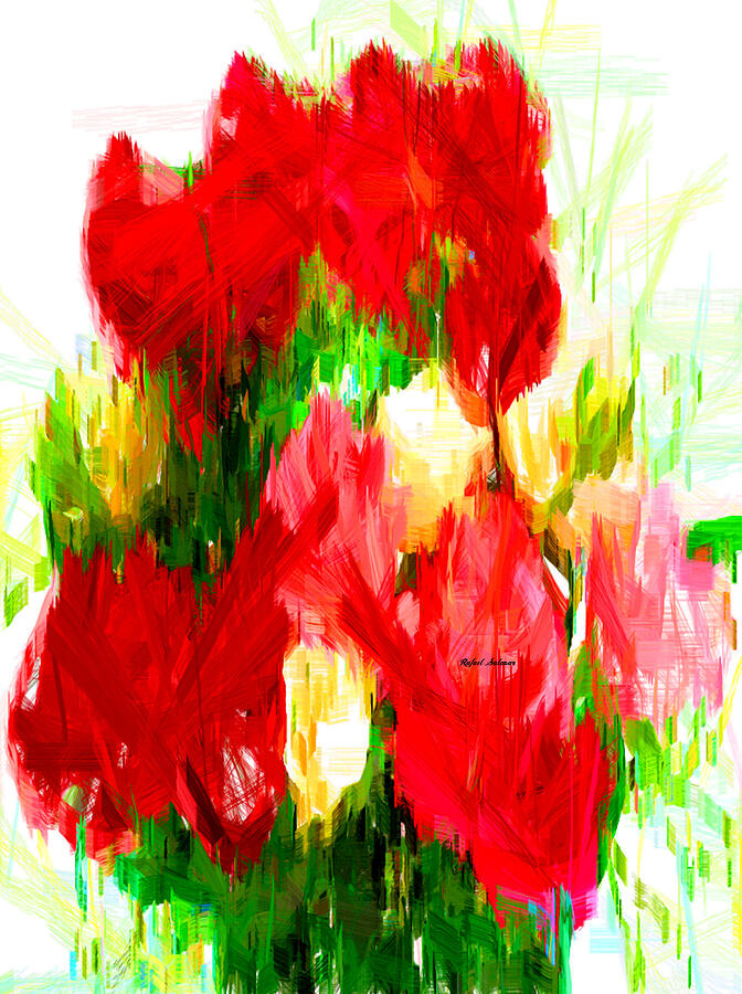 Spring Bouquet Digital Art by Rafael Salazar