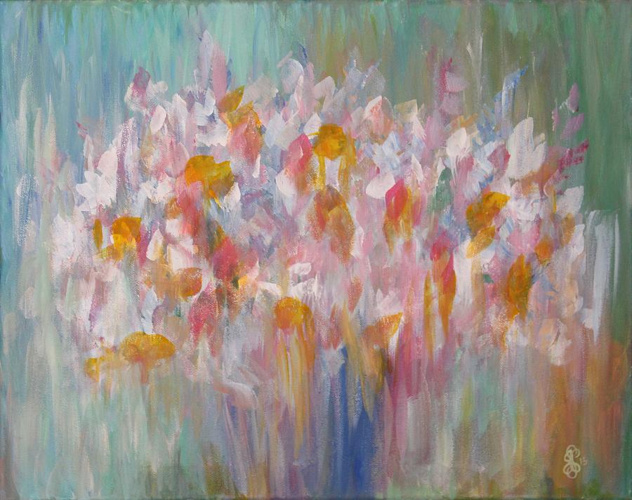 Flower Painting - Spring Bouquet by Scott Cupstid