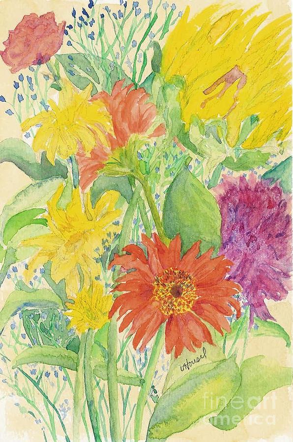 Spring Bouquet  Painting by Vicki  Housel