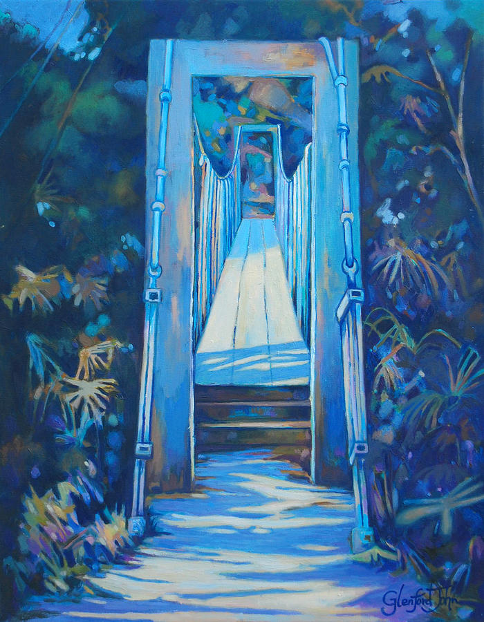Spring Bridge I Painting by Glenford John