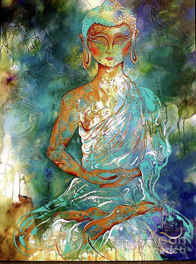 Spring Buddha Painting By Adam Peot - Fine Art America