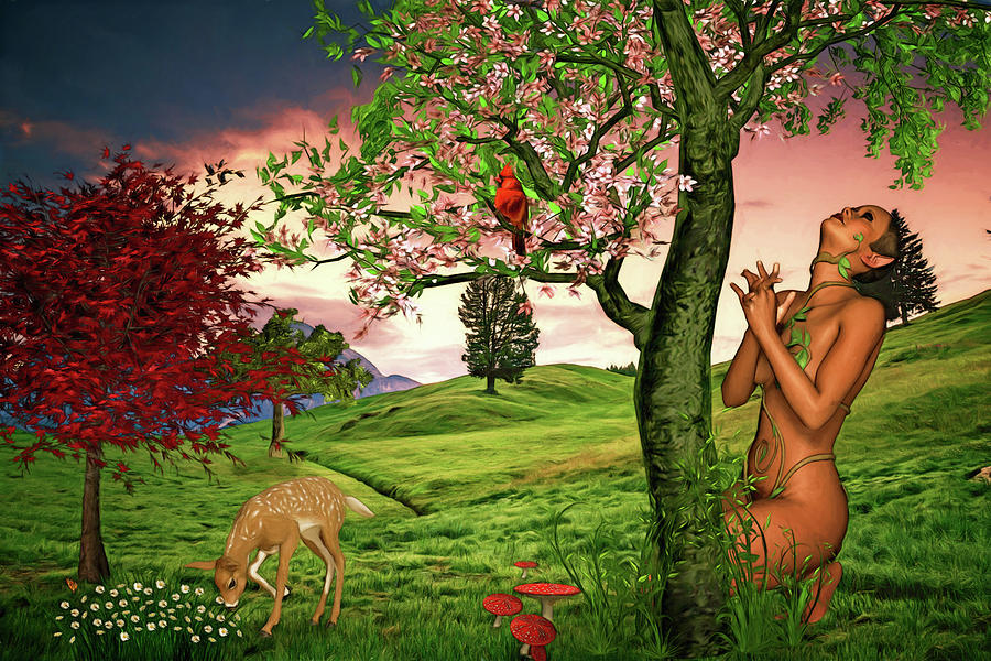 Spring Comes to Plantatia Digital Art by John Haldane