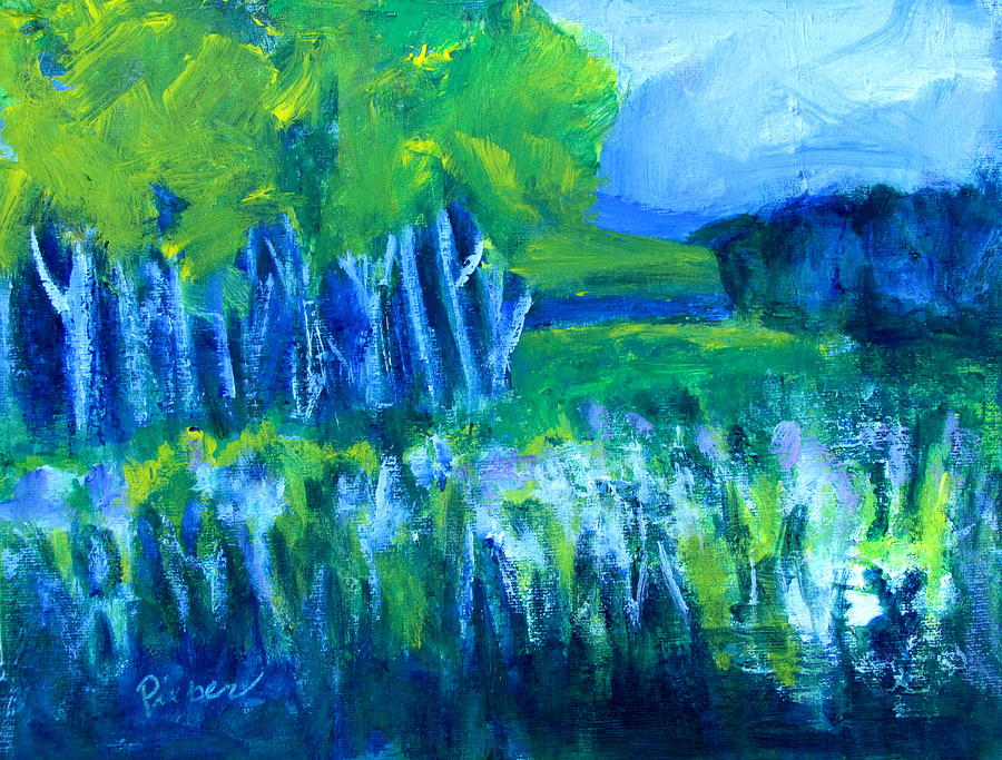Spring Coming Painting by Betty Pieper