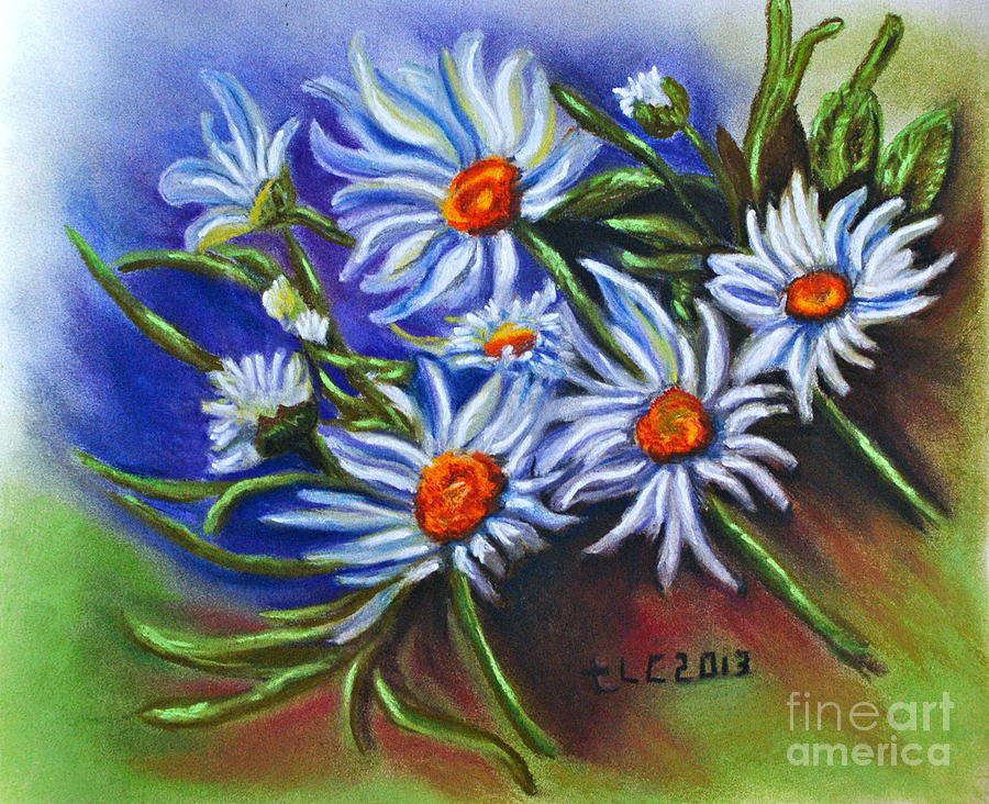 Spring Dasiy  Painting by Theresa Cangelosi