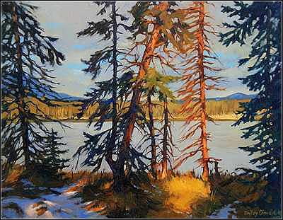Landscape Painting - Spring by Dmitry Oivadis Landscape Painting - Spring by Dmitry Oivadis