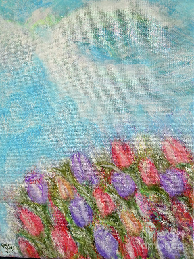 Spring Emerging Painting by Lyric Lucas