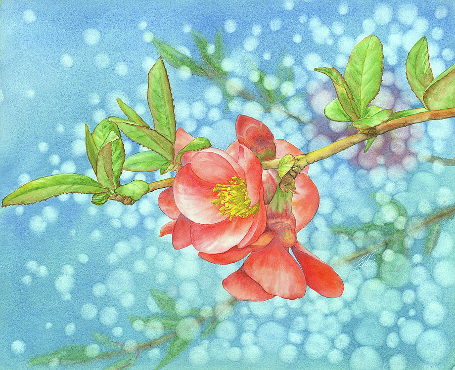 Spring Essence Painting by Julie Senf