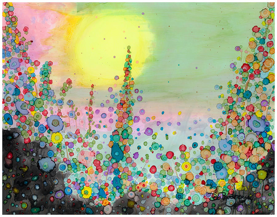 Flower Painting - Spring Explosion by Debora Boudreau