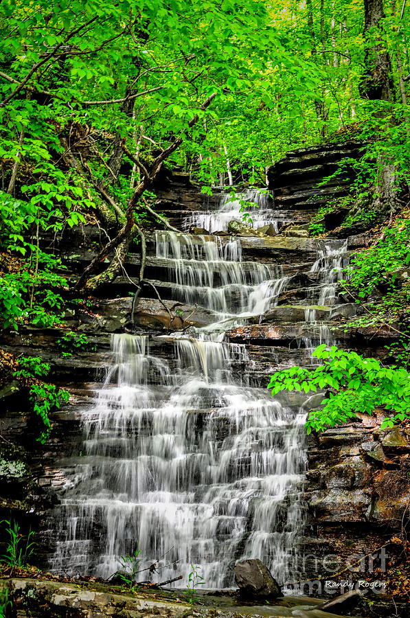 Spring Falls Photograph by Randy Rogers