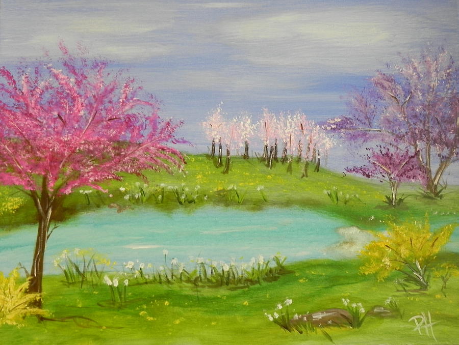Spring Painting - Spring Fever by Patti Spires Hamilton