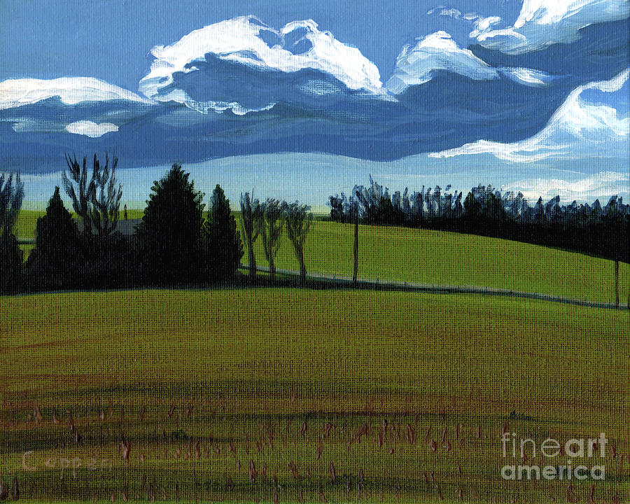 Spring Fields Painting by Robert Coppen