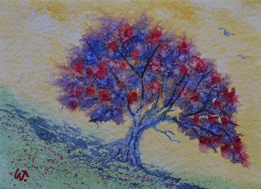 Spring Flowering Tree Painting by Warren Thompson