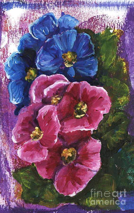 Spring Flowers Painting by Alga Washington