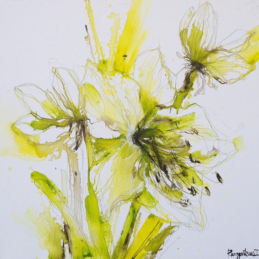 Flower Painting - Spring Flowers by Irina Rumyantseva