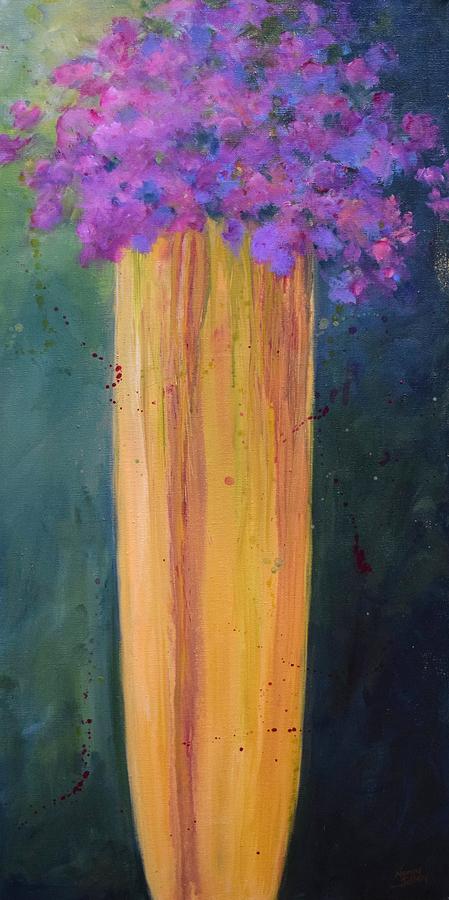 Spring Flowers Painting by Nancy Jolley