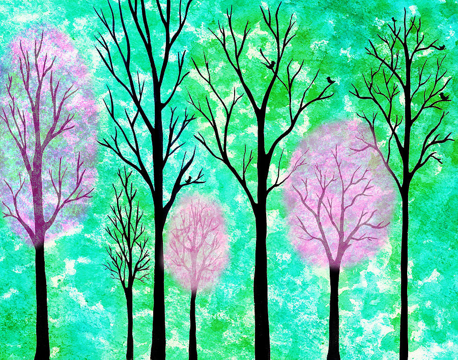 Spring Forest Painting