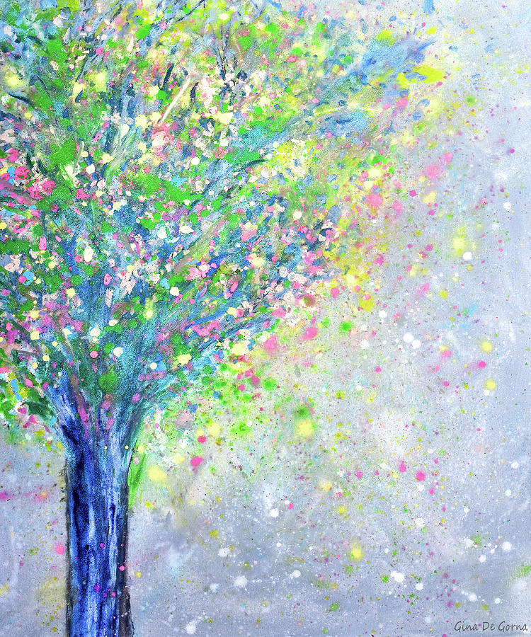 Spring Painting by Gina De Gorna