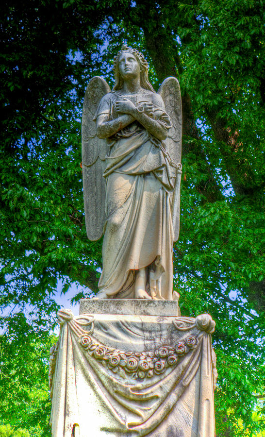 Spring Grove Angel Statue Photograph by Jonny D