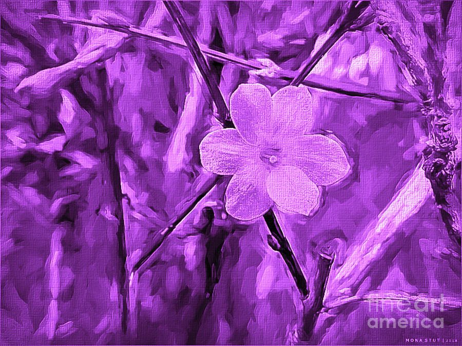 Spring Has Sprung Lavender Toned Digital Art by Mona Stut