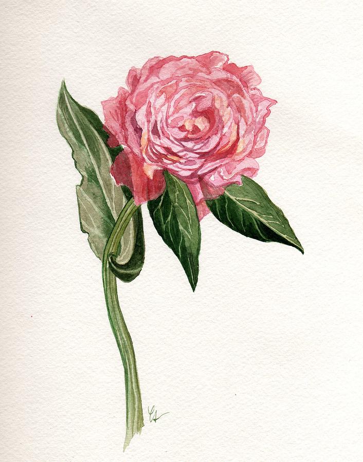 Flowers Still Life Painting - Spring Heirloom II by Carrie Auwaerter