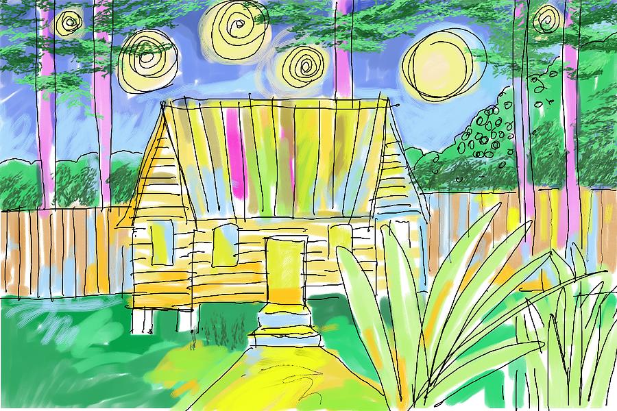 Spring House Painting by Joe Roache