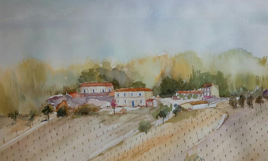 Spring  in Charente  Painting by Kim PARDON