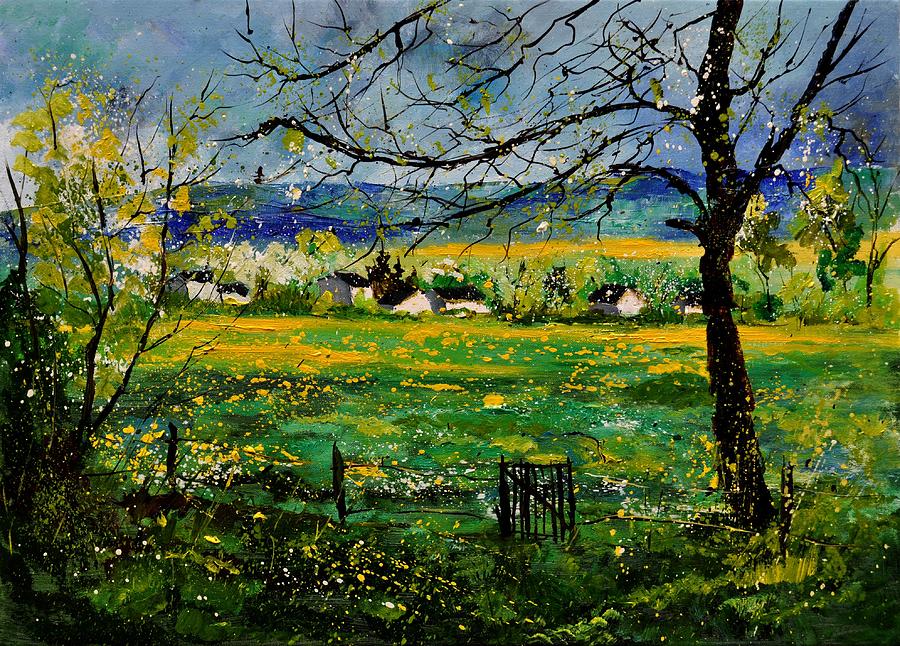 Spring Painting - Spring in Herock by Pol Ledent