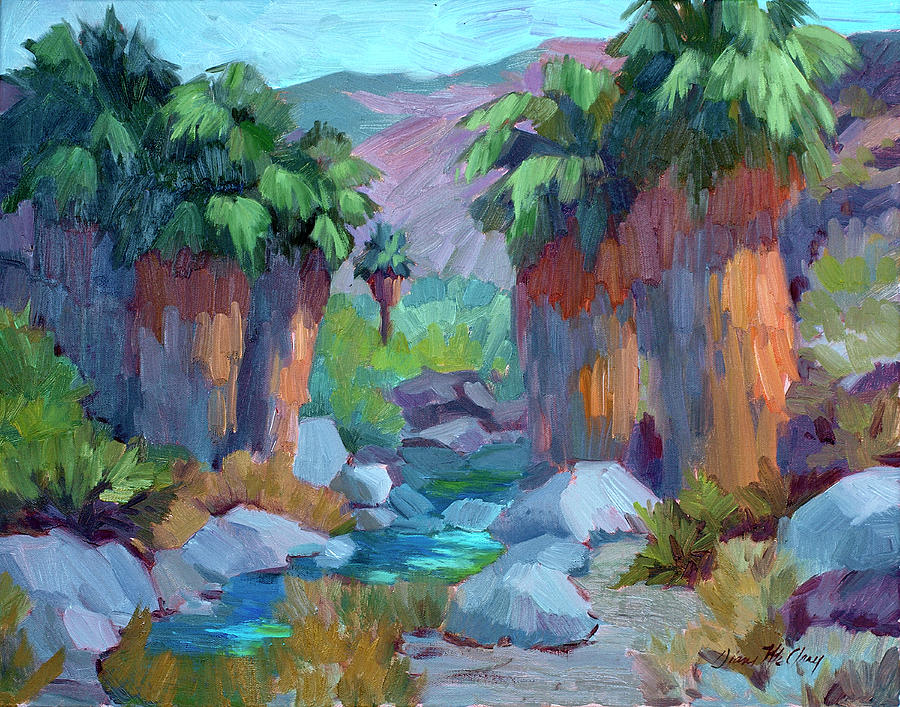 Spring in Indian Canyon Painting by Diane McClary