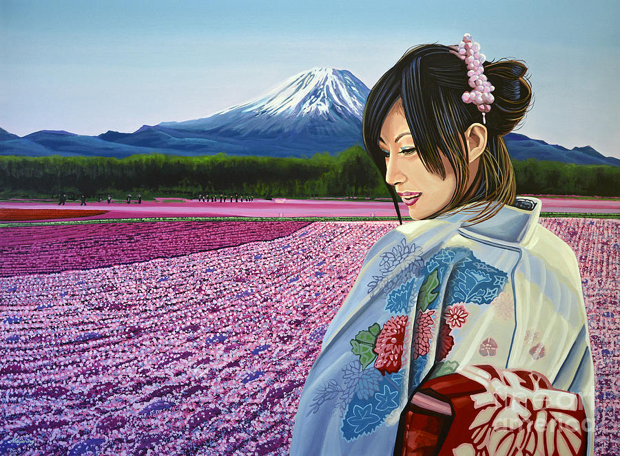 Japan Painting - Spring in Japan by Paul Meijering