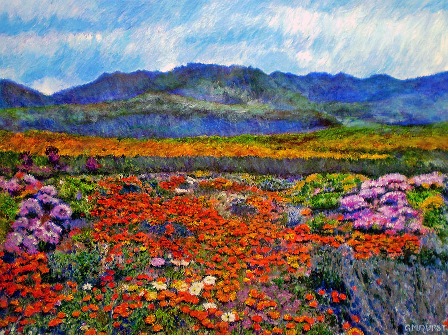 Spring Painting - Spring in Namaqualand by Michael Durst