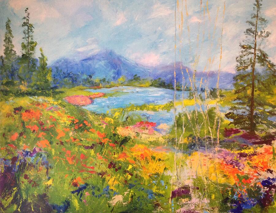 Spring in North Georgia Painting by Barbara Pirkle