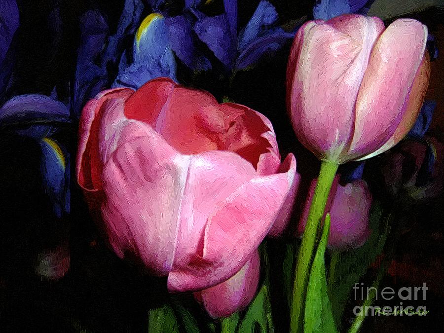 Spring in Satin Painting by RC DeWinter