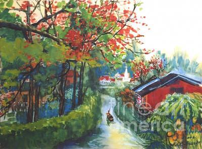 Spring Painting - Spring In Southern China by Guanyu Shi