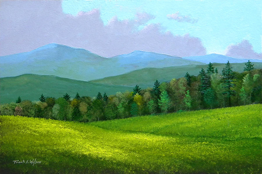 Spring In The Mountains Painting by Frank Wilson