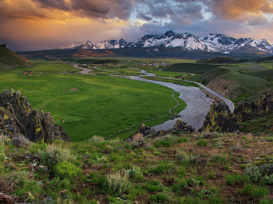 Spring in the valley Photograph by Mike Bachman