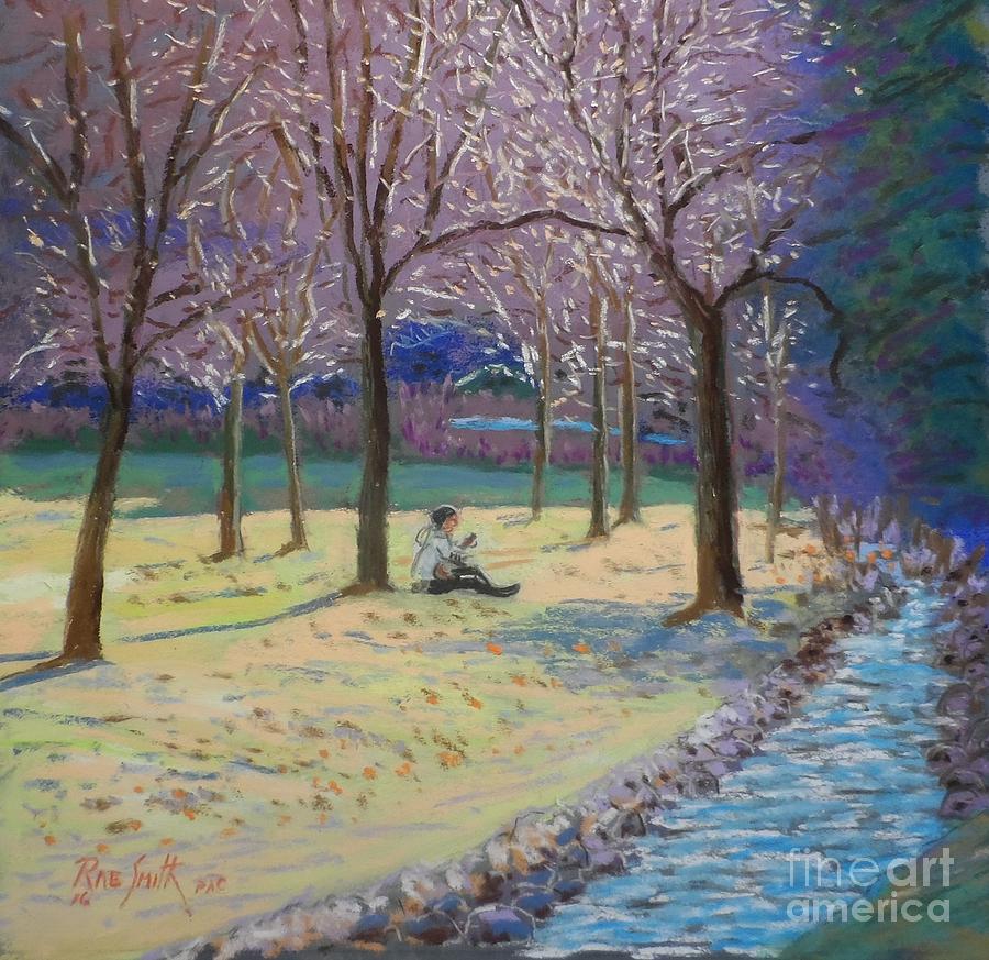 Spring in Victoria Park  Pastel by Rae  Smith
