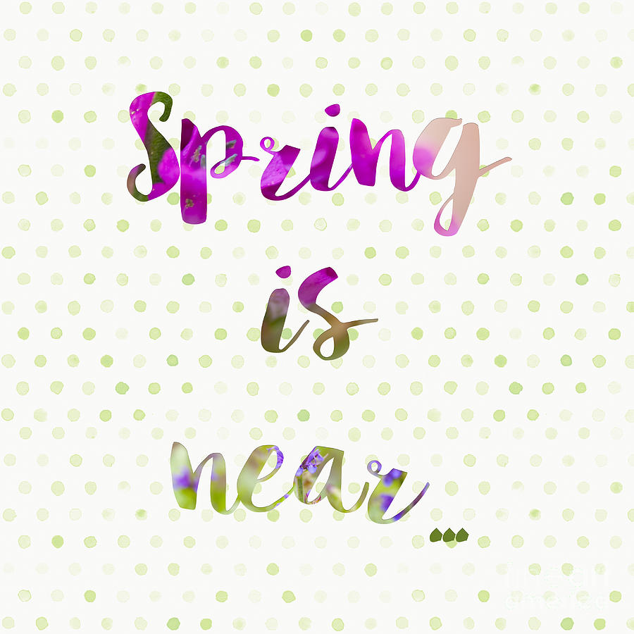 Spring Digital Art - Spring is near concept background by Sophie McAulay