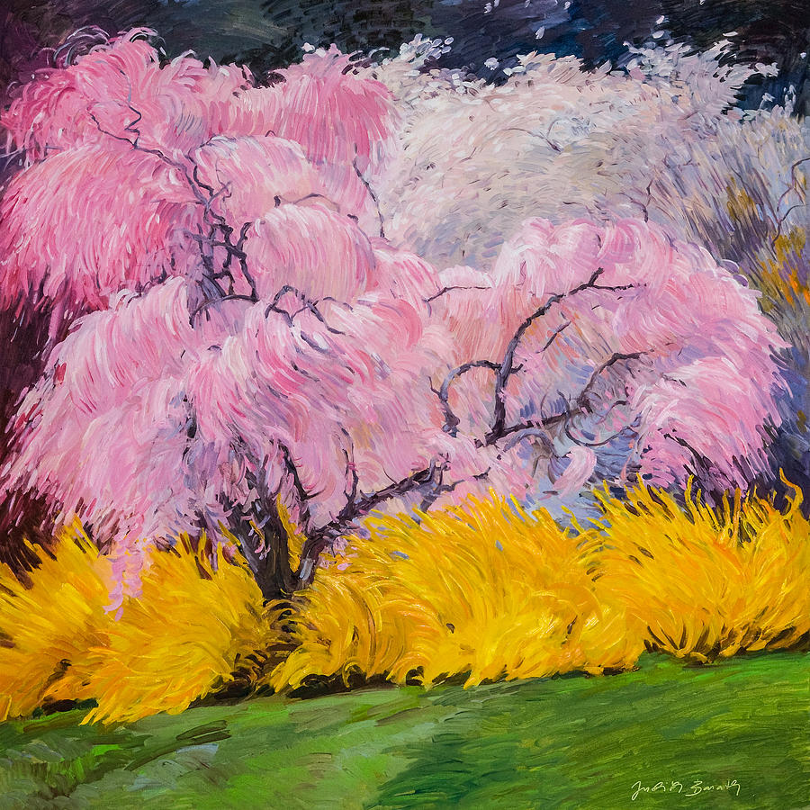 Spring Painting by Judith Barath