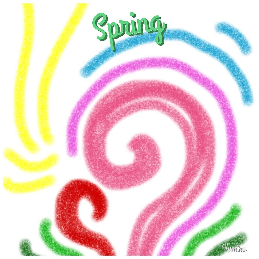 Spring Painting - Spring  by Kumiko Izumi