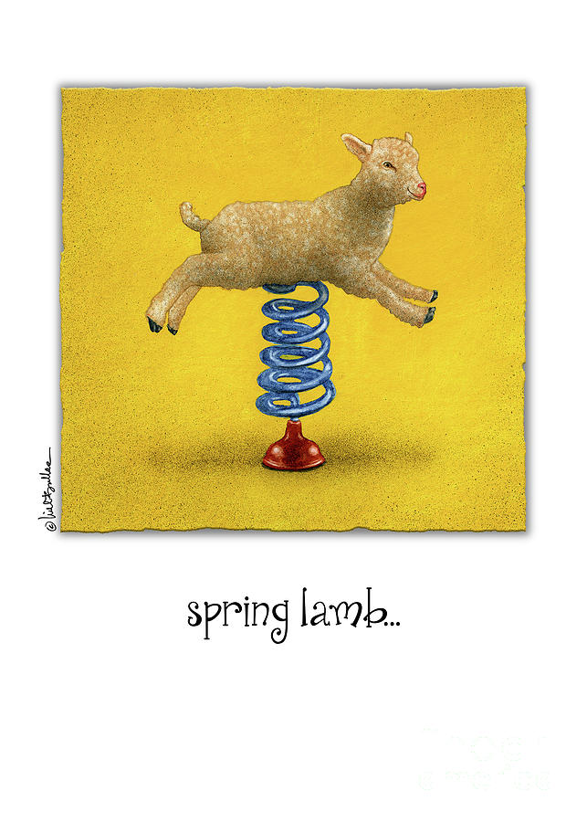 Spring Lamb... Painting by Will Bullas