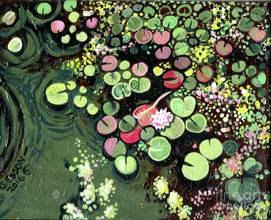 Spring Lily Painting by Genevieve Esson