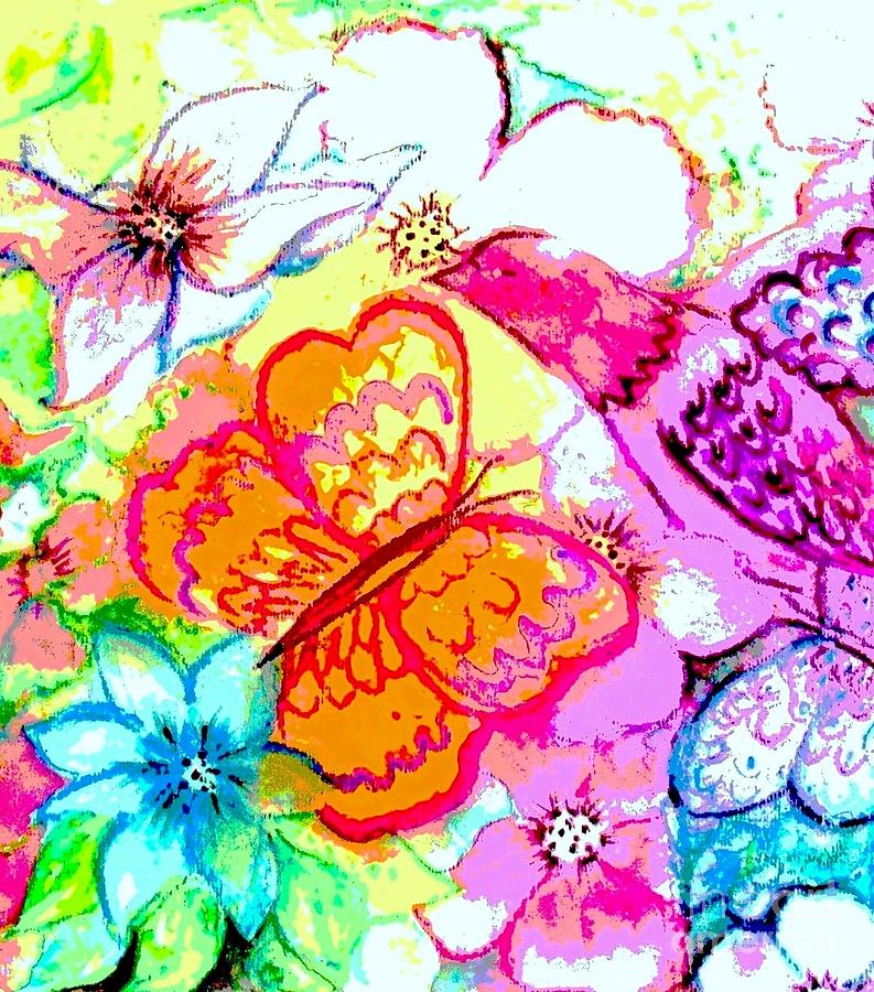Spring Magic Painting by Hazel Holland