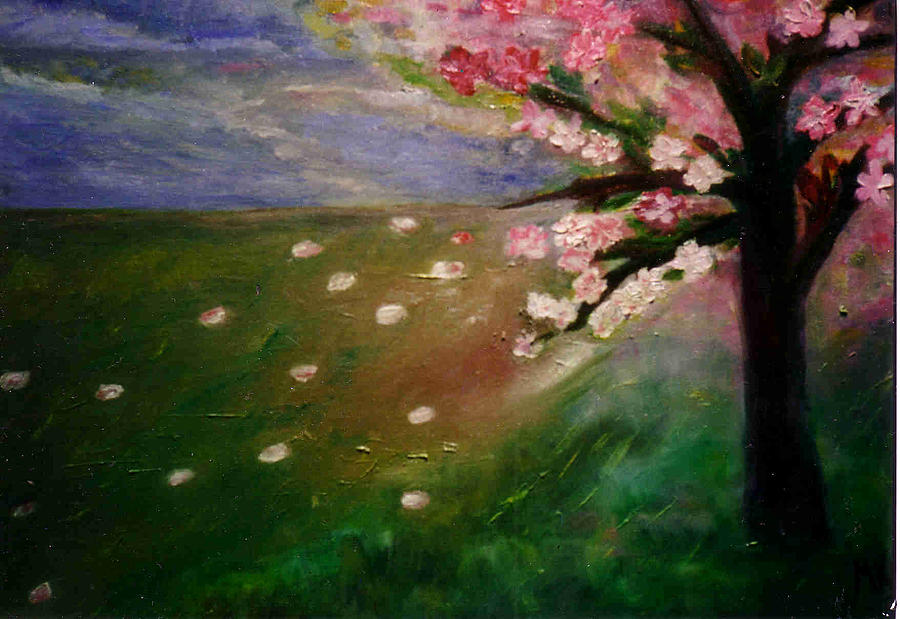 Fantasy Painting - Spring by Maria  Kolucheva