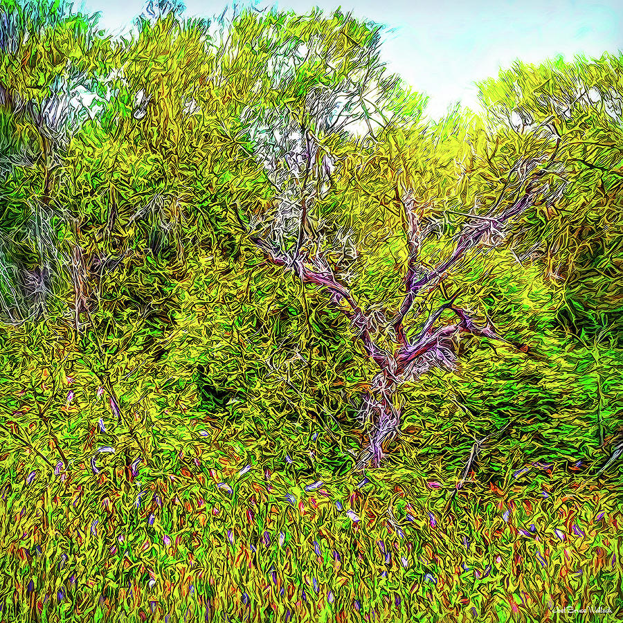 Spring Meadow Tapestry Digital Art by Joel Bruce Wallach